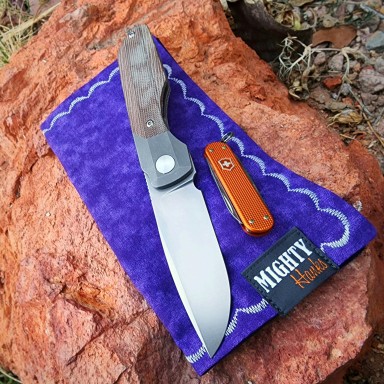 Purple Marble Mighty Mini with Microfiber