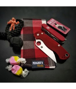 Cardinal Plaid Mighty Mini with Microfiber