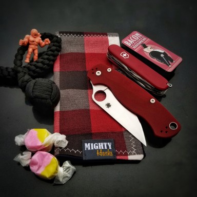 Cardinal Plaid Mighty Mini with Microfiber