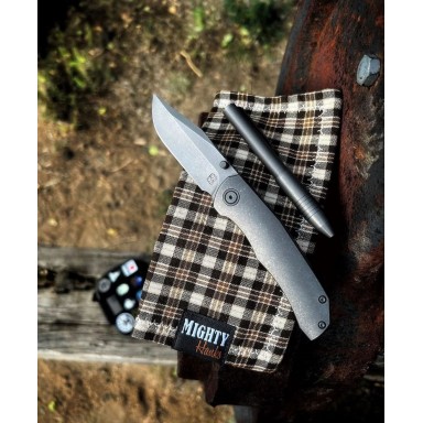 Chestnut Plaid Mighty Mini with Microfiber