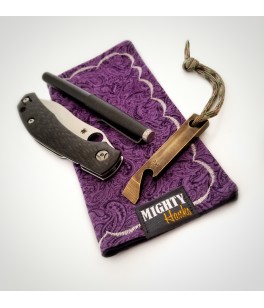 Purple Paisley Mighty Mini with Microfiber